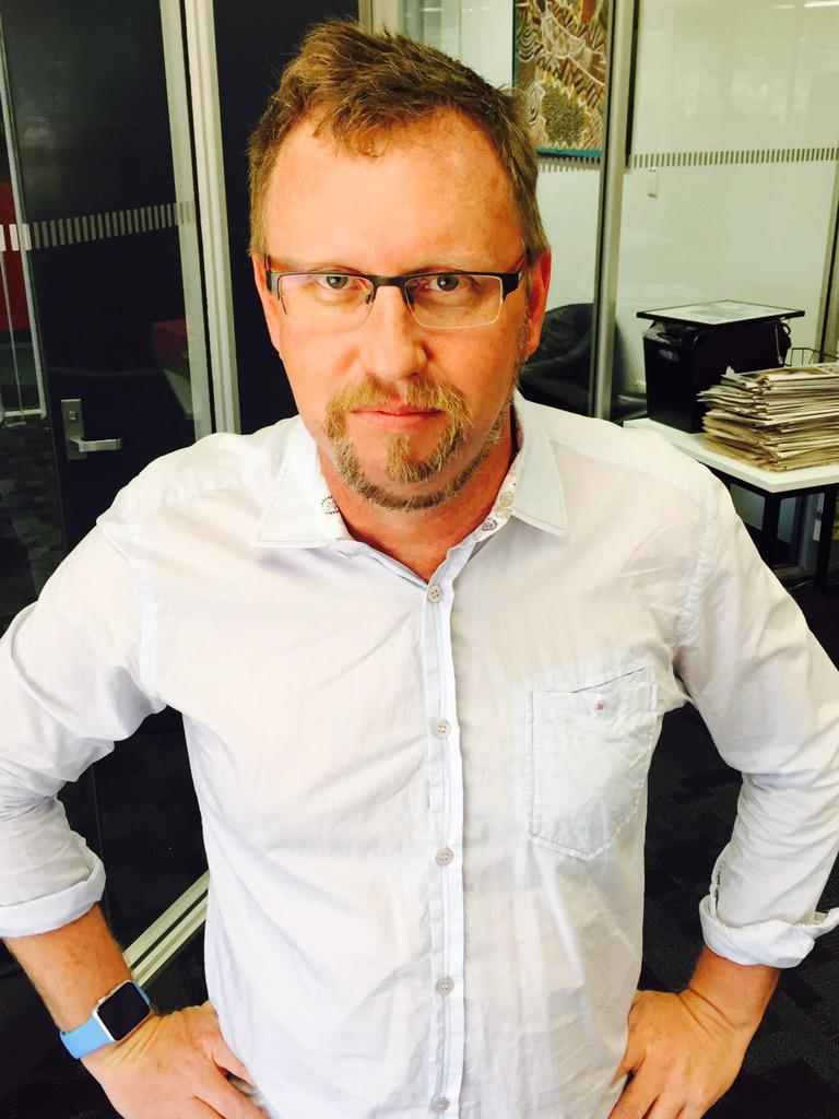 jill_poulsen's tweet photo. Cyclone season is finished in the #NT but it's alive and well on @weskrantz 's face. #manscaped #beardpoop http://t.co/NjCmWTpjBX