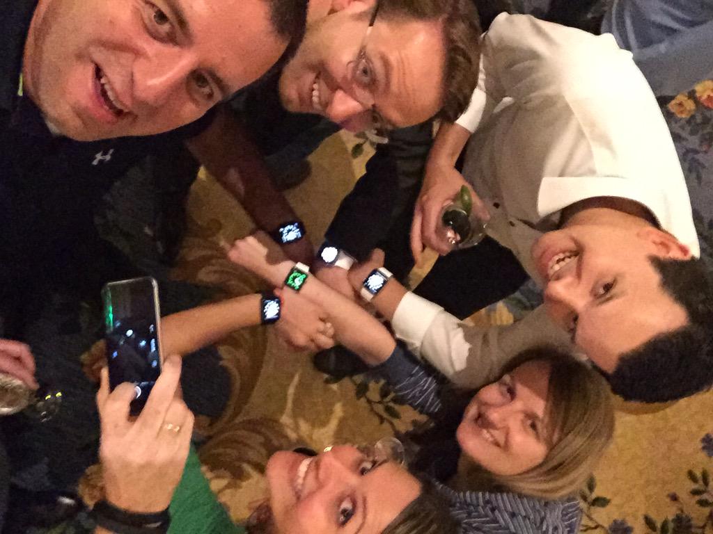 MartinLang's tweet photo. We love the #AppleWatch at @sap. @MikeGolz approved this message. #SAPRunsSAP http://t.co/TycGha4yYH