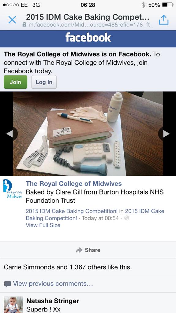 BHFTbabies's tweet photo. Vote our colleagues cake to help us win The RCM cake comp ... #retweet MidwivesRCM http://t.co/feW1dlPdiw