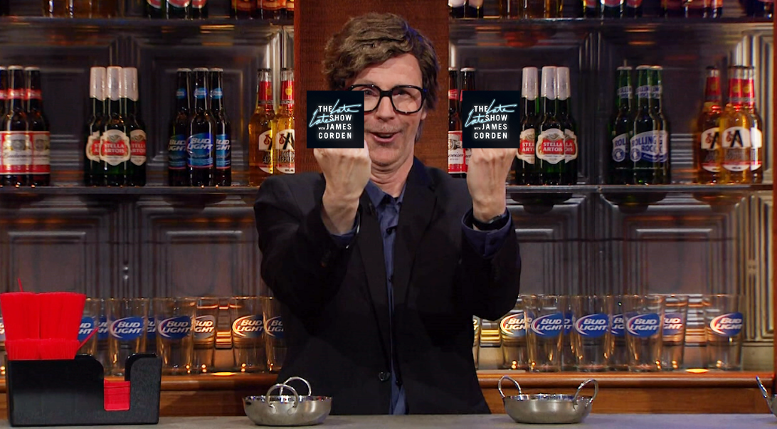 latelateshow's tweet photo. A fond farewell from our #LateLateShow bartender Michael Caine. http://t.co/0jVNGyYuiE