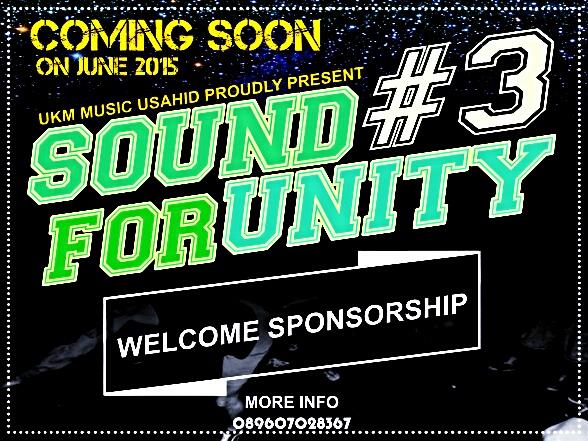 satrioagus_95's tweet photo. need more sponsor and open regist 8 band (all genre) . SOUND FOR UNITY #3 coming soon on june! come and join us geng. http://t.co/YbMku2bamM