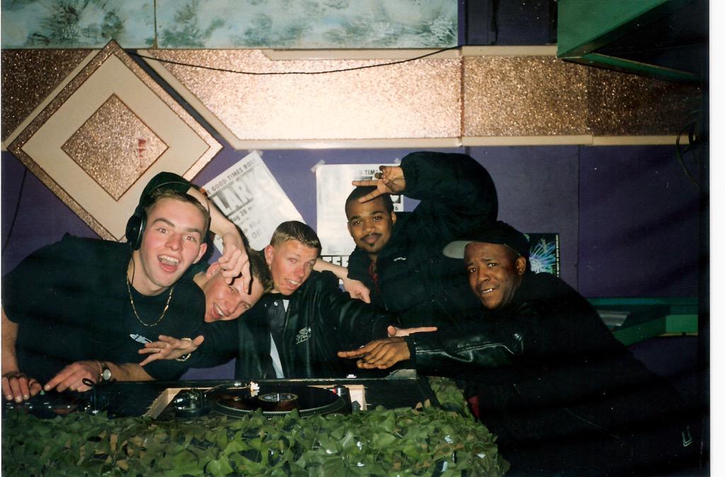 DJPanicNL's tweet photo. Oldschool picture @TeejaterNL back in 97'or 98' with the residents, The Forze MC and @Alee_Ecktuh #ThrowbackThursday http://t.co/ElnRxlg5kA