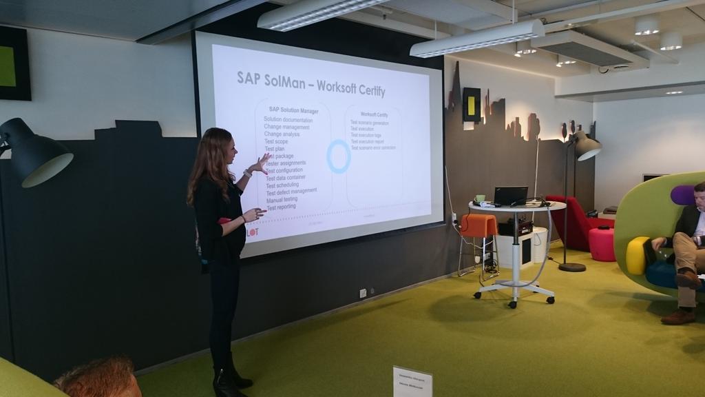 AVarjonen's tweet image. @WorksoftInc @BilotOy #Solman and #Certify integrated presented by #TheKrista