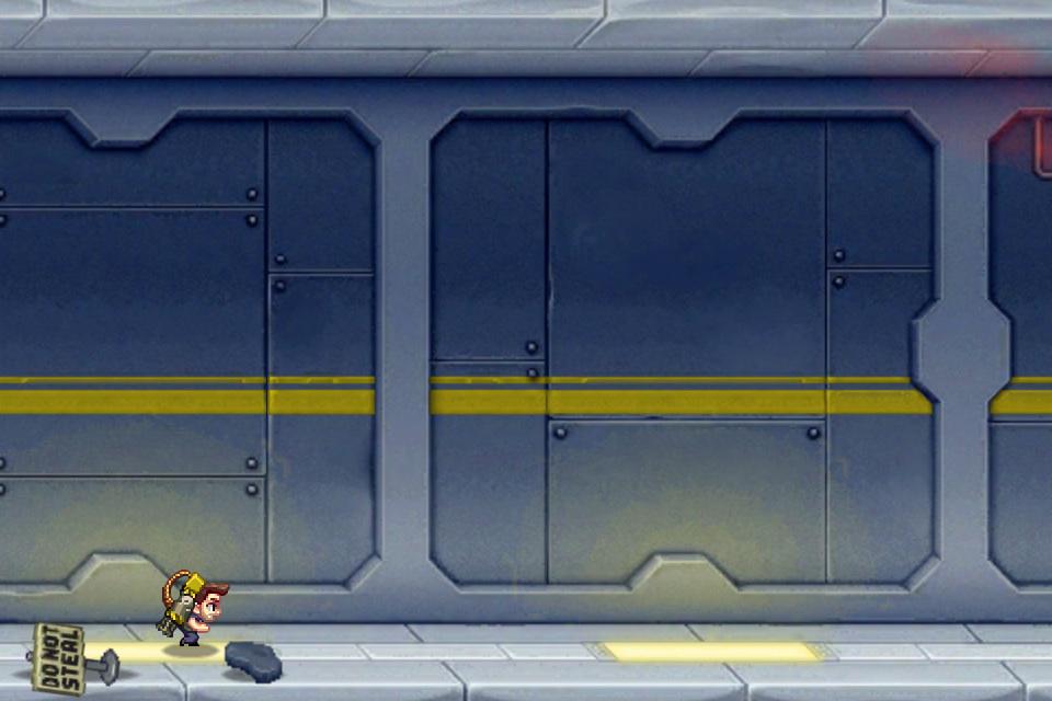 Smokeymcpotman's tweet photo. I just flew 186m in an explosive game of #JetpackJoyride on iPhone. Booyah! http://t.co/MSkeo1dZo1
