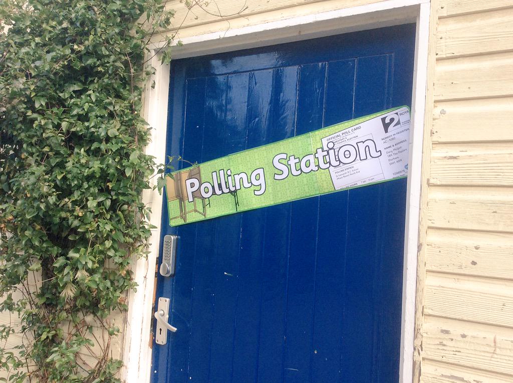 SanctonWood's tweet photo. Everything ready to go. Polling Station opens soon... #SWelection #SWyear4 http://t.co/Zo8x5k9Cap