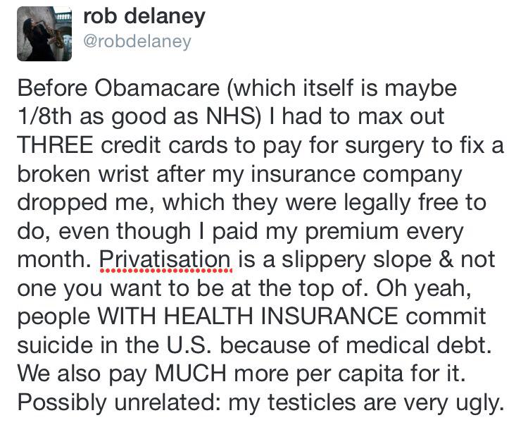 robdelaney's tweet photo. UK • Preserve your NHS! http://t.co/0bQcxtwFwL