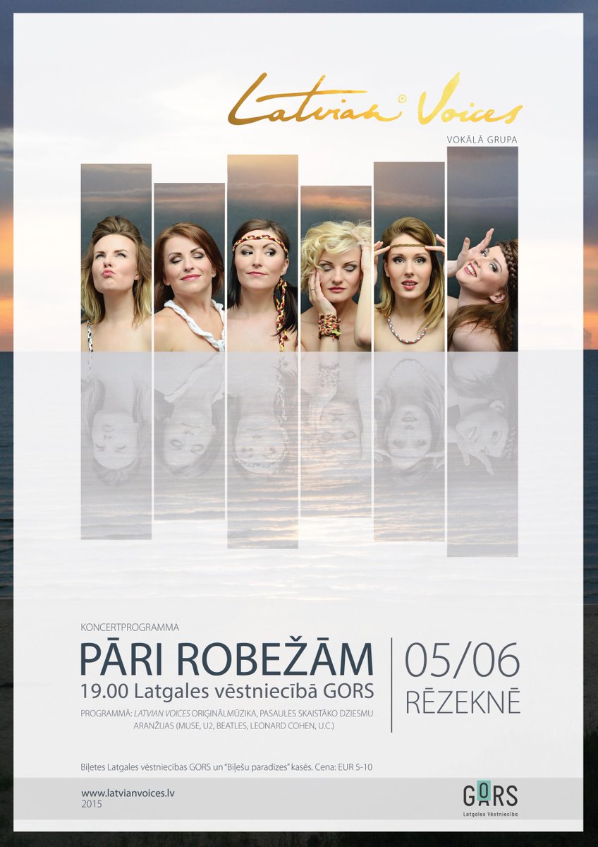 latgalesgors's tweet image. 5. jūnijā @LatvianVoices jaunā koncertprogramma PĀRI ROBEŽĀM. Pirmā izskanēšanas reize piedzīvojama @latgalesgors