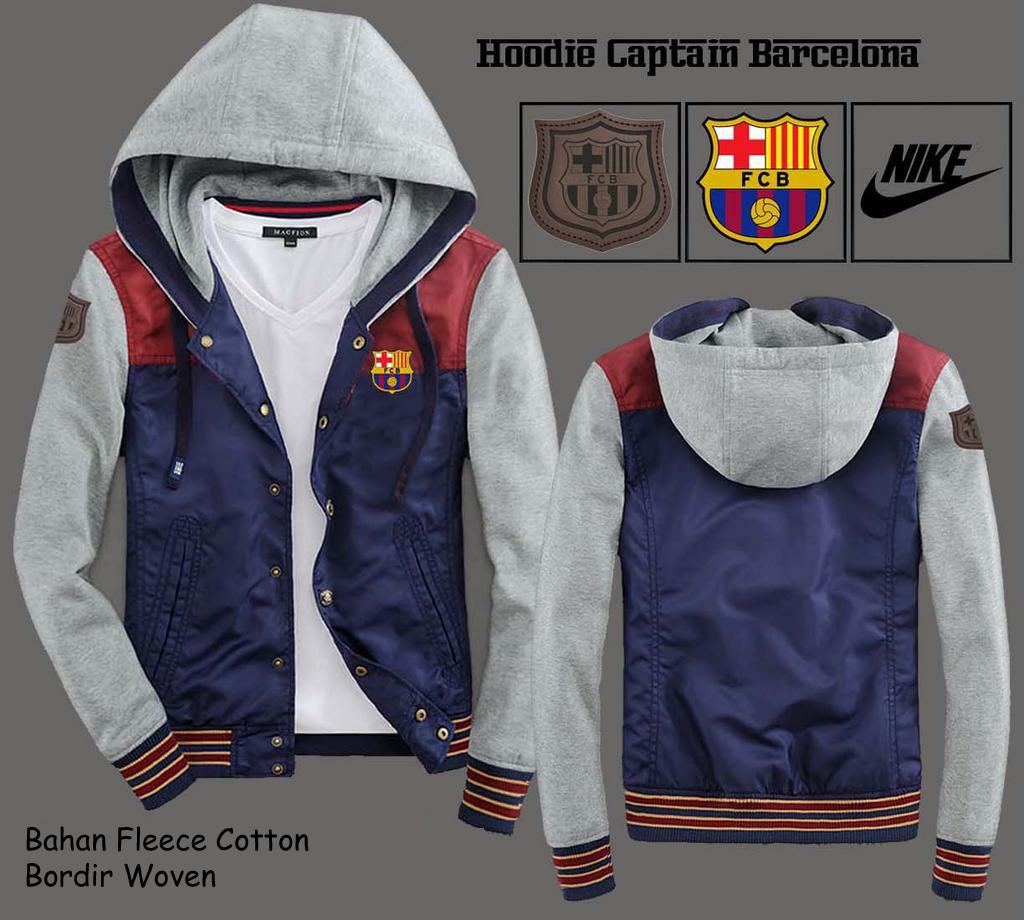 RumahSoccer_ID's tweet photo. #RumahSoccer #Fobdg "Hoodie Captain Barca" Bhn Fleece Cotton, Hrg 160rb, Promo. CP 085658039600. Pin 265783A2 http://t.co/fY6XTzez9K