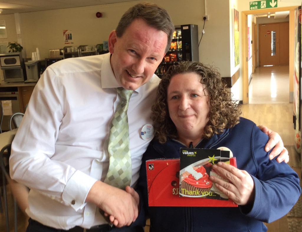 Excellent service to our customer in collaboration with colleagues for Nessa and the checkout team <a href="/ssGroup23/">Tony Delay</a>