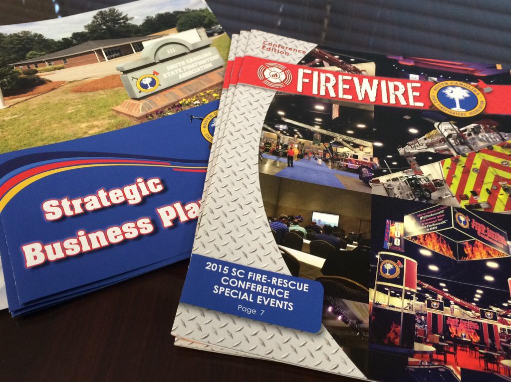 scfirefighters's tweet photo. These two documents have been mailed to each member fire department: #FireWire Conference Edition, #BusinessPlan http://t.co/iZg3UvT0rj