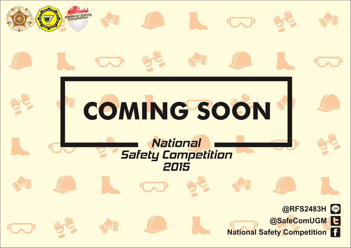 Prepare yourself for the first competition about safety in Indonesia! <a href="/HIMATEK_ITB/">HIMATEK ITB</a> #nationalsafetycompetition