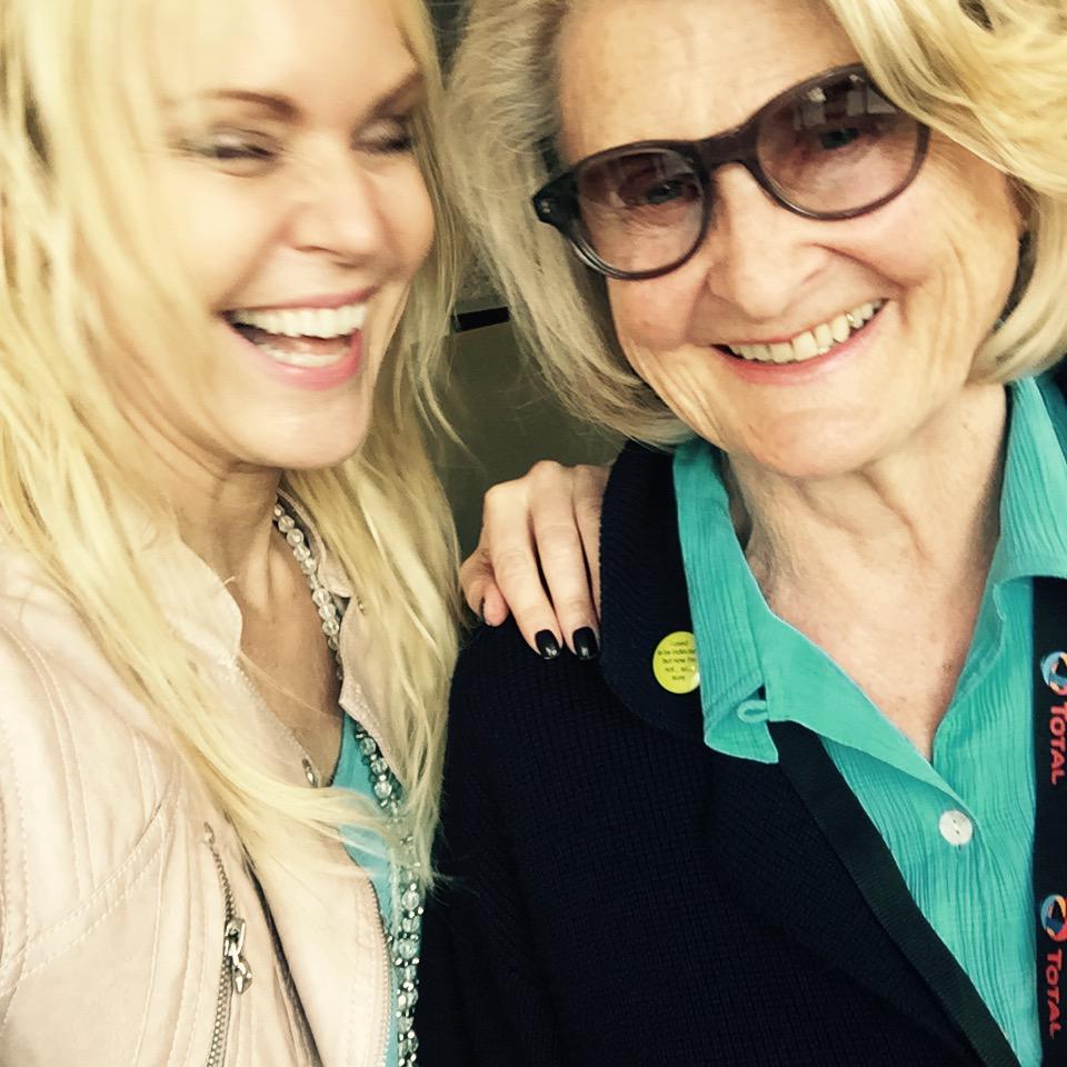 Fikk endelig møte Norges jazzlegende Karin Krog. Ikke bare synger hun gull - et nydelig menneske også. #maijazz
