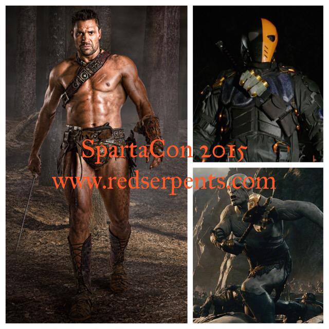 #TBT <a href="/manubennett/">Manu</a> The first #Spartacon guest we announced! #Crixus #Deathstroke #Azog