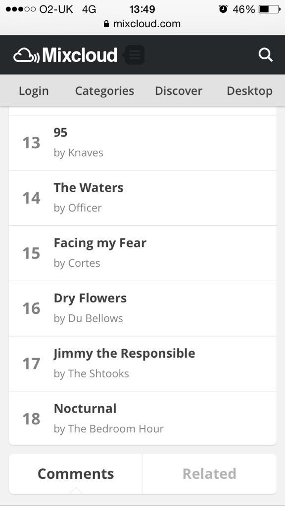 Tracklist from last night on <a href="/LNLstudio/">Live and Local</a> 
Hear us talking about the artists in between

mixcloud.com/james-bradbury…