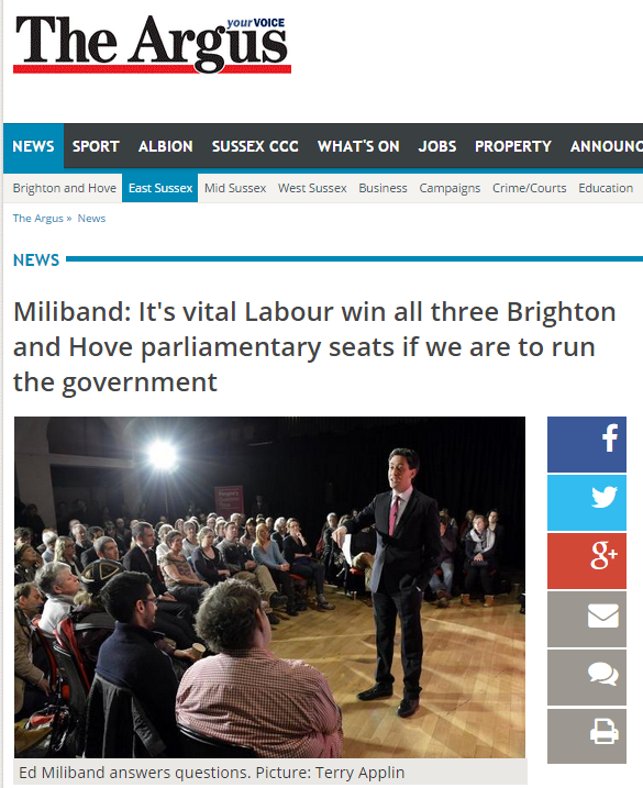 TeamPurna's tweet photo. Brighton Pav "too close to call" 
@Ed_Miliband:"vital we win here to have a @UKLabour govt"
Vote @Purna_Sen today! http://t.co/1HjZTwf75e
