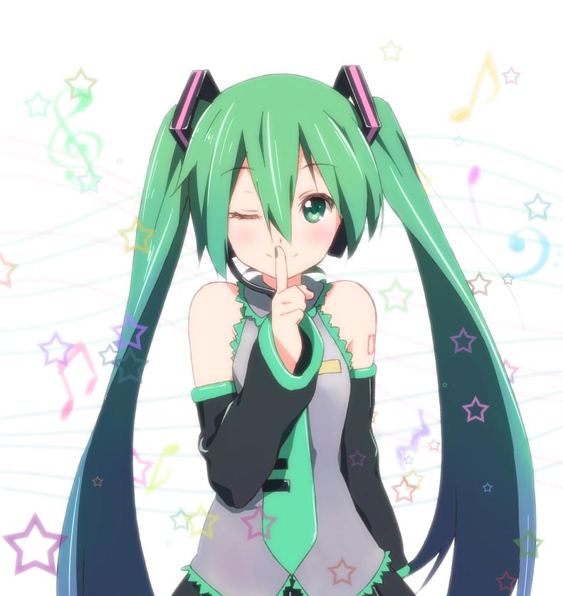 tamamoebot's tweet photo. [Moe bot][#13851] Is Miku Monday still a thing? [#vocaloid] http://t.co/MpFgphQp61