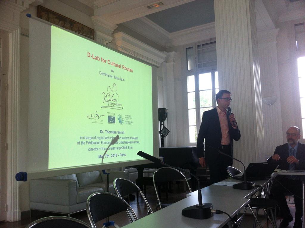 HECTOR_proj's tweet photo. ICT along #culturalroutes @CultureRoutes @IRESTParis1 @clunypedia http://t.co/QlvqW1vZzD