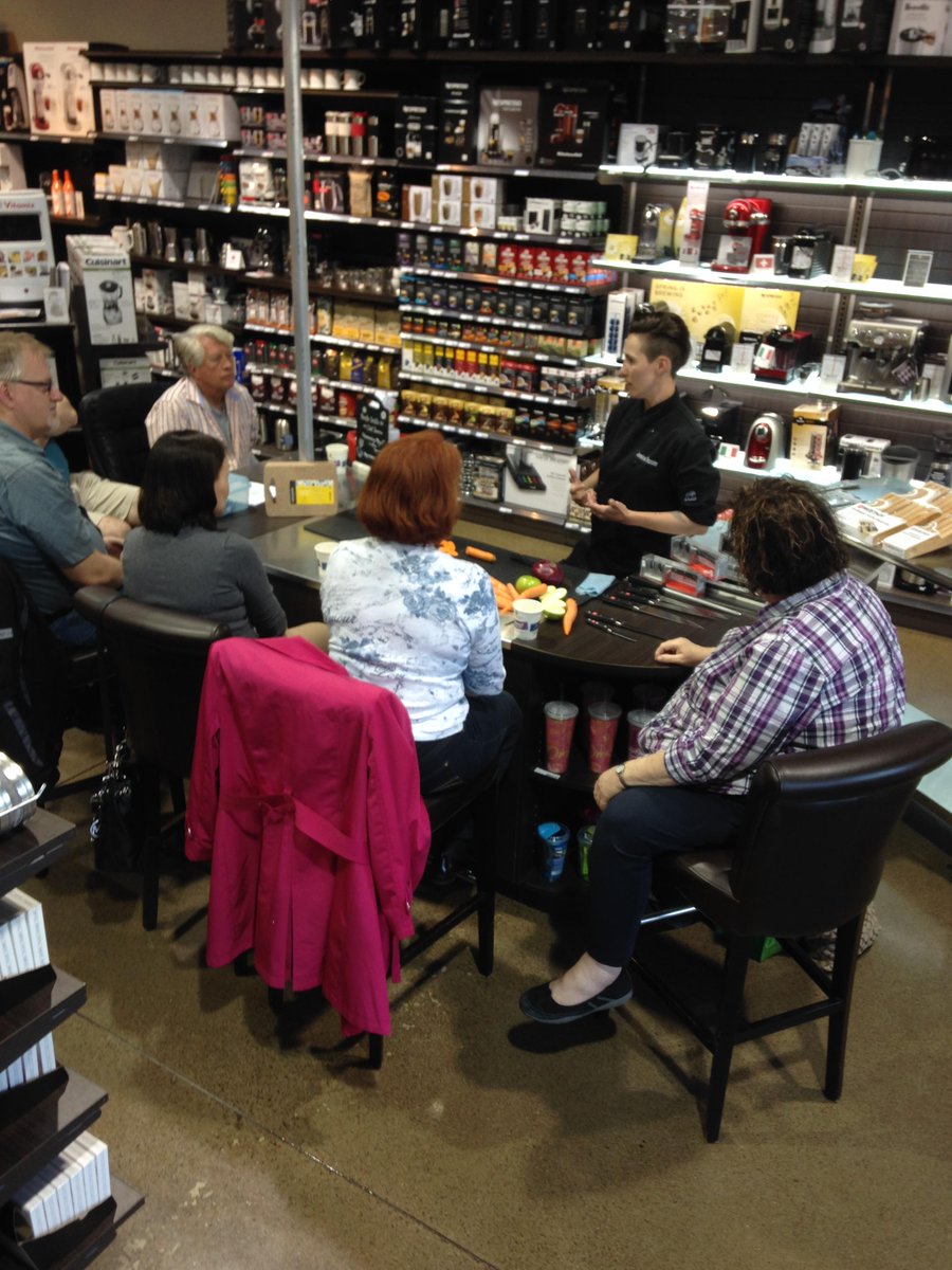 ecscoffee's tweet photo. Our first knife skills class was a success.  To find out more, visit http://t.co/ASyPASkcos #free #classes #BurlON http://t.co/87SDDy2SR2