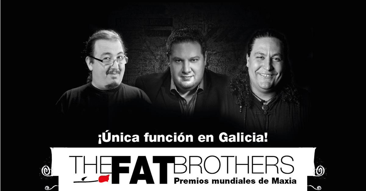 Descubrelugo's tweet photo. #MAÑANA: Llega a Lugomáxico el espectáculo THE FAT BROTHERS. ¿Tienes ya tu entrada? #Lugo
► http://t.co/QdEAePU53E http://t.co/16fzcYuS7C