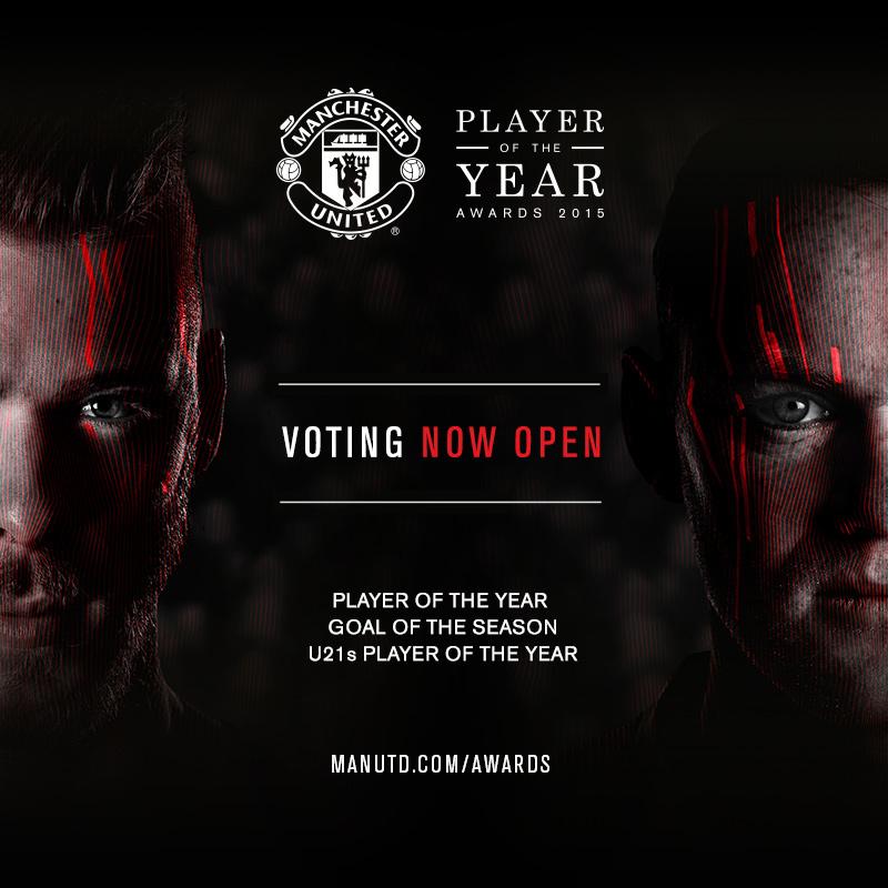 ManUtd's tweet photo. Make a difference and vote... in United's end-of-season awards: http://t.co/1EiTpr2WKO #mufcpoty http://t.co/OCelZ253W3