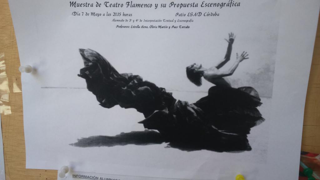 Prensa_ESADCor's tweet photo. Muestra de Teatro Flamenco. 21.15h http://t.co/8FjzUeBSE5