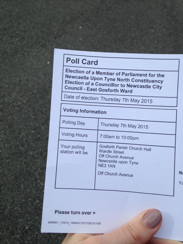 Here we go! #PollingDay #Vote