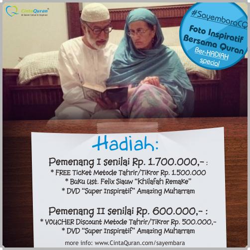 Sahabat² <a href="/PejuangSubuh/">Pejuang Subuh</a> ! AYO, ikuti #SayembaraCQ. Hadiahnya jutaan rupiah lho, cek bit.ly/sayembaraCQ |