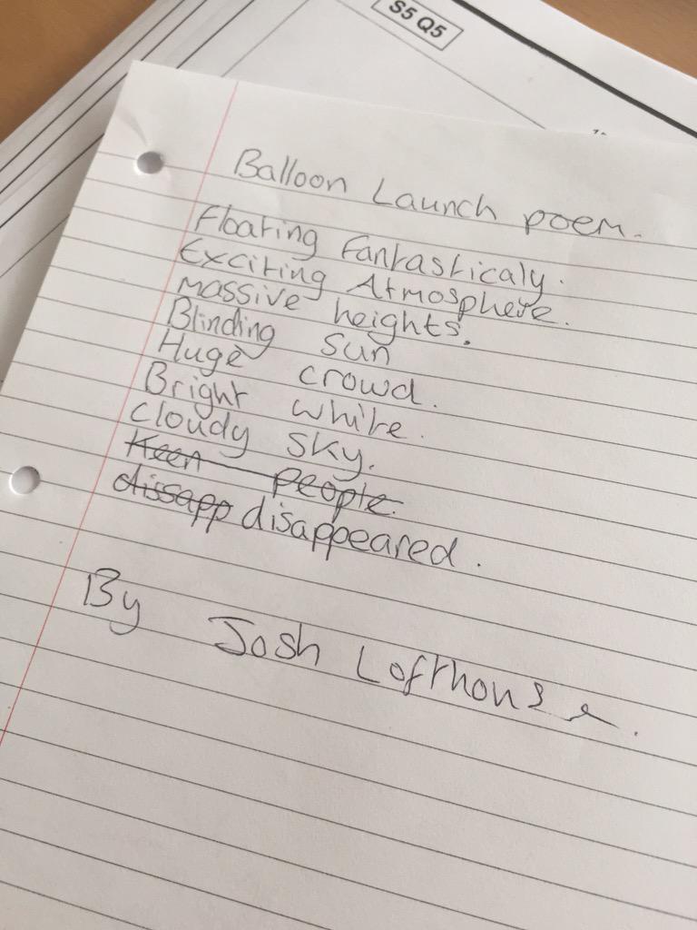 EnglishWLA's tweet image. Josh in year 7 has created this poem based on @WLASpaceProject today #todayatWLA @WLA_HOYS