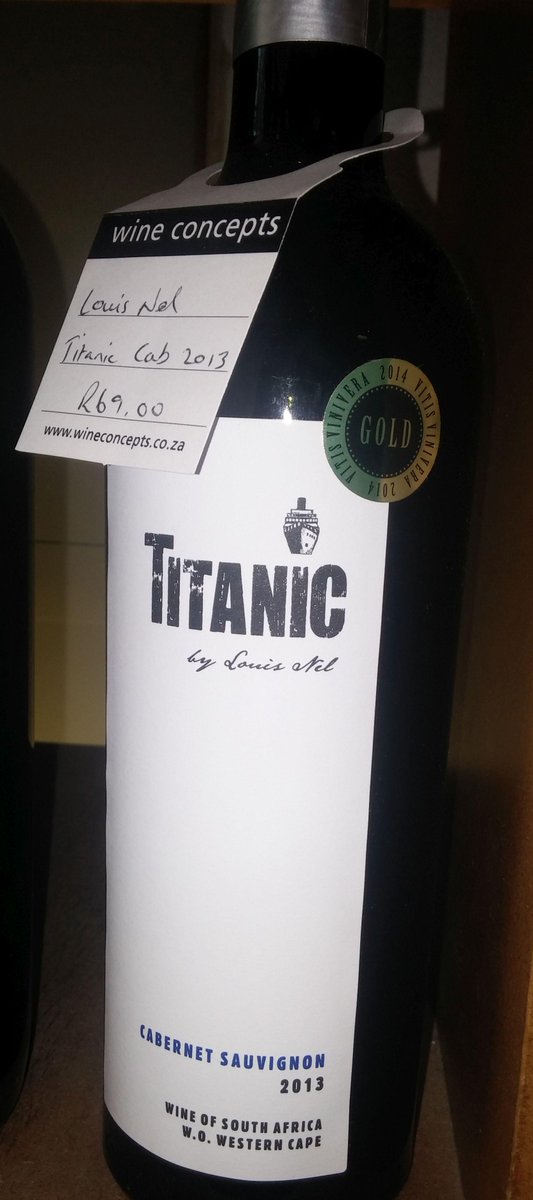 Titanic Cabernet Sauvignon worthy of a Gold @LouisWines @winedynamics @Morvinow