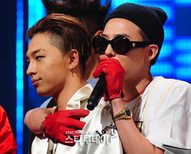 kor_celebrities's tweet photo. BIGBANG テヤン &amp; GD （7日、Mカウントダウン） http://t.co/y25XnbPUsK