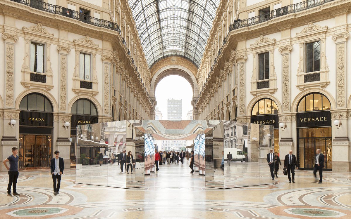 InGalleria's tweet photo. #Caleidoscopio, the visual installation #ingalleria, is been inaugurated. Come to experience new points of view. http://t.co/0phsfd5zY2