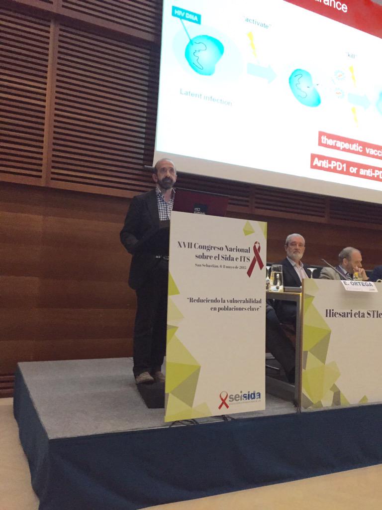 Santiago Moreno interviene y nos habla de forma muy esperanzadora de la posible erradicación del VIH <a href="/Seisida/">SEISIDA</a>