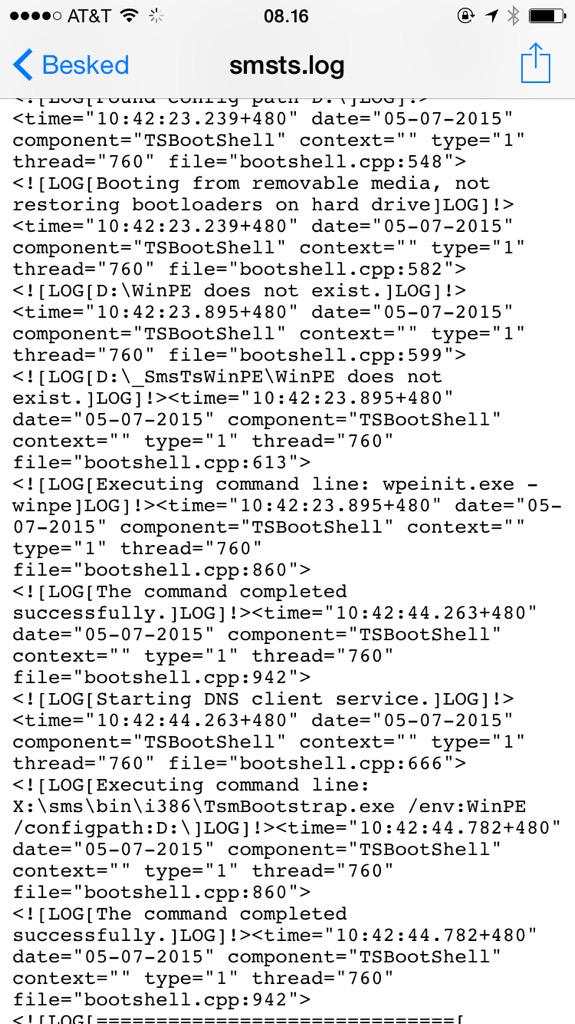 ronnipedersen's tweet photo. Troubleshooting OSD for a customer on my phone while sitting in the Shuttle to #MSIgnite #OSD #Notepad #WallyStyle http://t.co/sURHp6t1XX