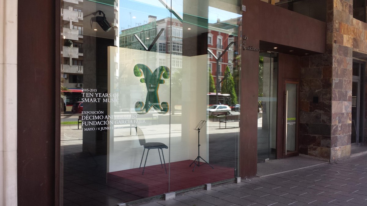 GarciaFajer's tweet photo. Desde esta tarde se puede visitar la exposición del Décimo Aniversario de @garciafajer en @fund_cajarioja (Logroño) http://t.co/P9WD7DKqE6