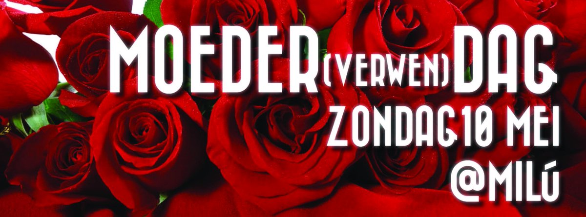 #Verwen je #moeder op #moederdag met een heerlijke #Moederdagbrunch of een speciaal 4-gangen #Moederdagmenu @Milú!