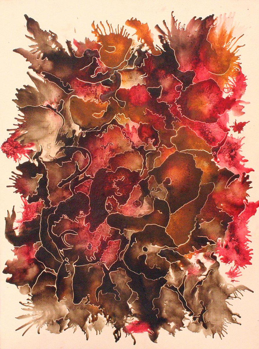 "Discharge" Encaustic - 2010