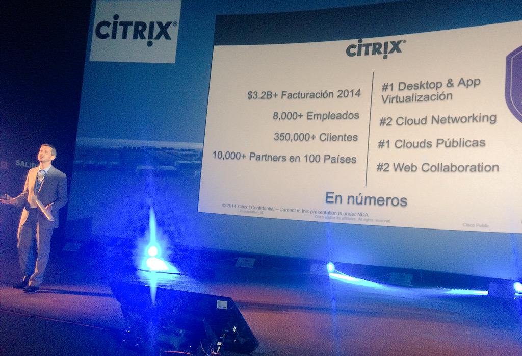 JoanRGuillen's tweet image. Alberto Arbizu presentando @CitrixSpain y @NetScaler en #CiscoConnectES 2015.