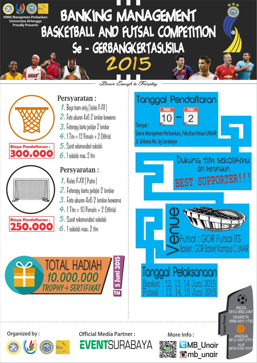 Ayo daftarkan Tim mu segera !!! <a href="/smekIVers/">smkn 4 surabaya</a> <a href="/SMEKIV/">SMKN 4 SBY</a> <a href="/damnlovestemba/">SMKN 5 Surabaya</a> @slekoors21 <a href="/Smata_Futsal/">f</a>