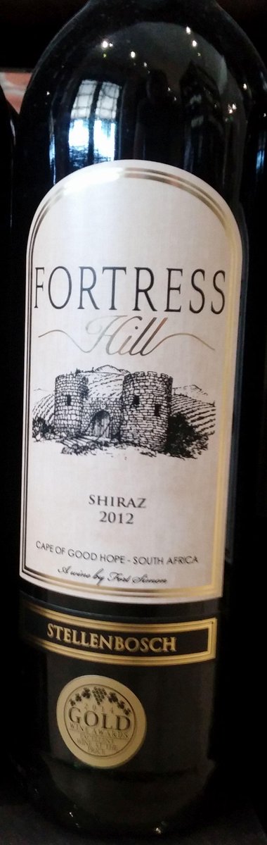 The Fortress Hill Shiraz 2012 is Excellent Value for money! #FortSimonWines @Winedynamics <a href="/BottelaryHills/">BottelaryHills</a>