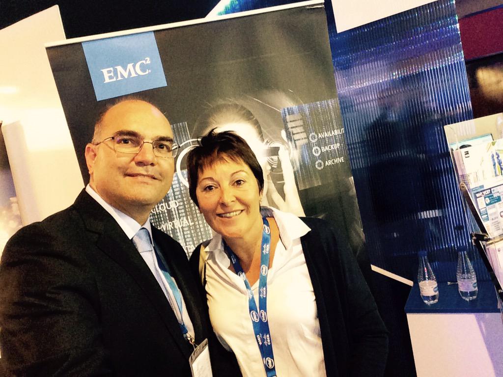 Pggarzon's tweet photo. En el stand de Emc en el #CiscoConnectES http://t.co/MVhlYBtjEN
