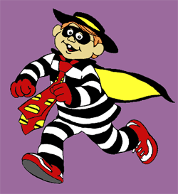 I refuse to acknowledge your new Hamburglar <a href="/McDonaldsCorp/">McDonald's Corporation</a>. #robblerobble