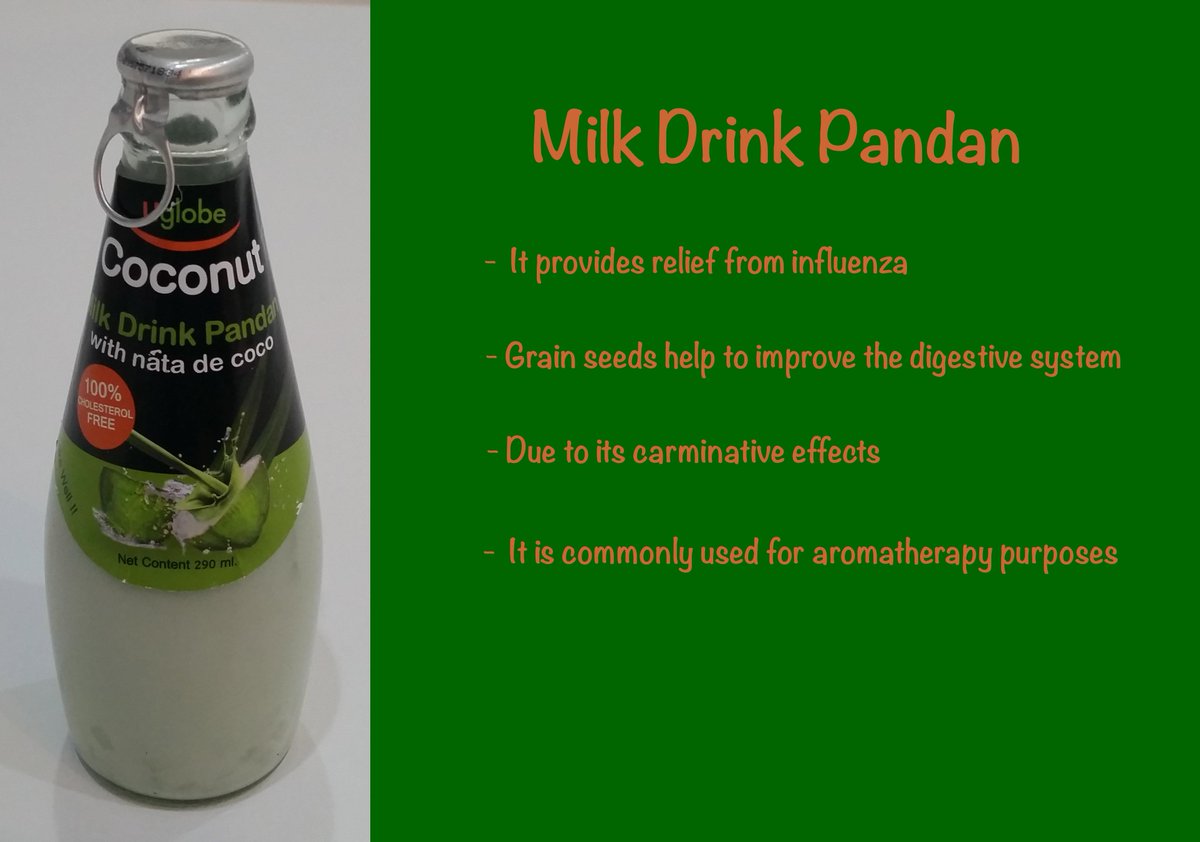 UglobeInter's tweet image. Milk Drink Pandan :)