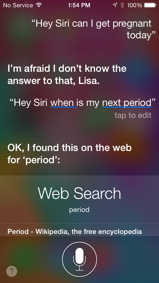 clue's tweet image. #WhenYouWorkAtClue #playingwithSiri #futureintegration?
