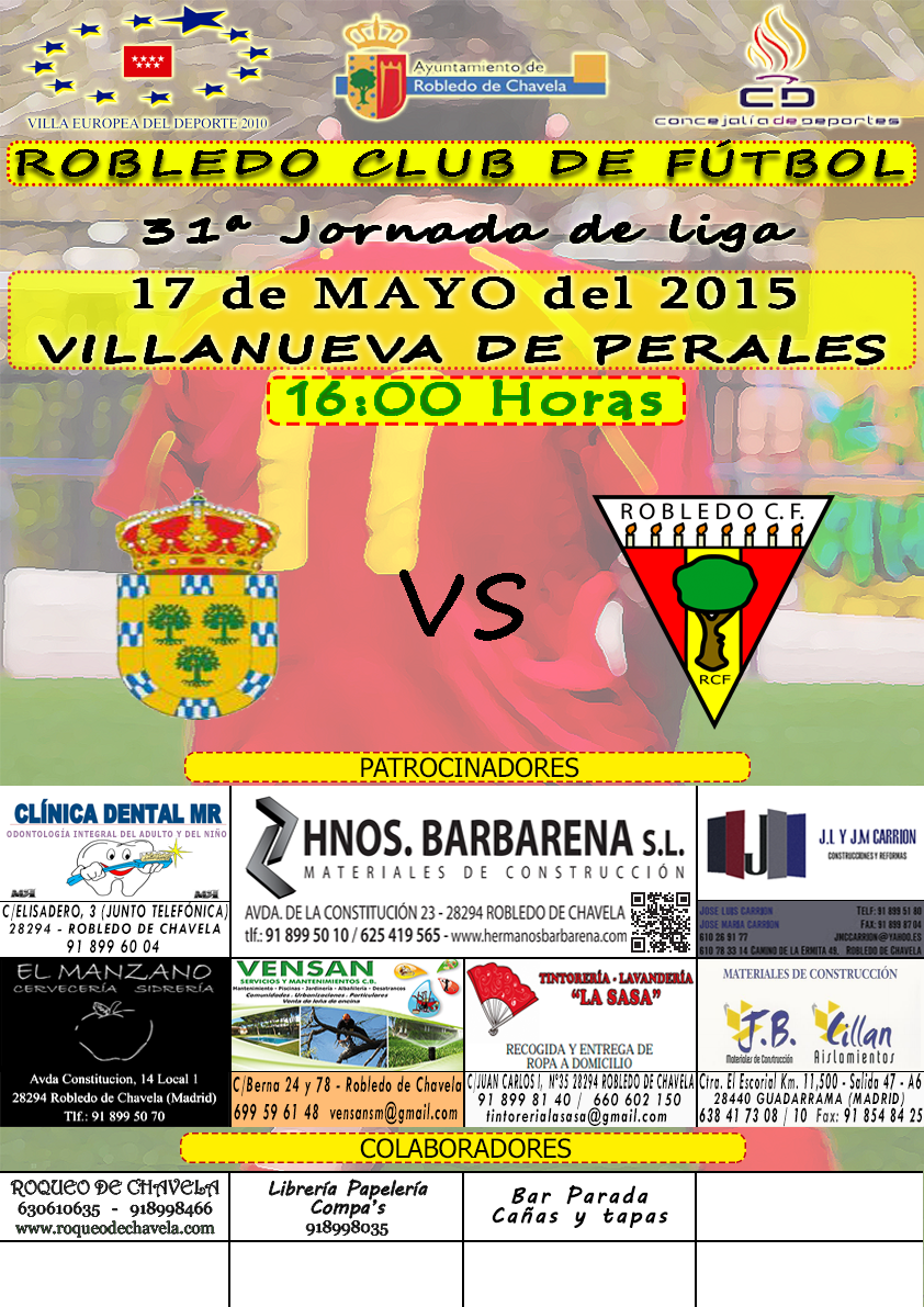 RobledoFC's tweet photo. Todos los compromisos de nuestros equipos para el fin de semana disponibles en la web. http://t.co/g4JhlToCpU http://t.co/jeNcJrYKkm