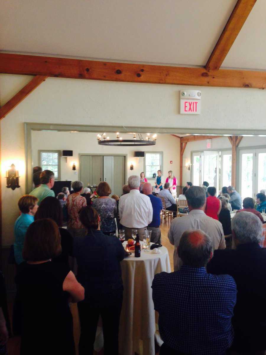 ZebGilligan's tweet photo. Packed house at Mary Gregoire's retirement party #dedication #remarkableeducator #greathumanbeing http://t.co/m0BDwa9wRf