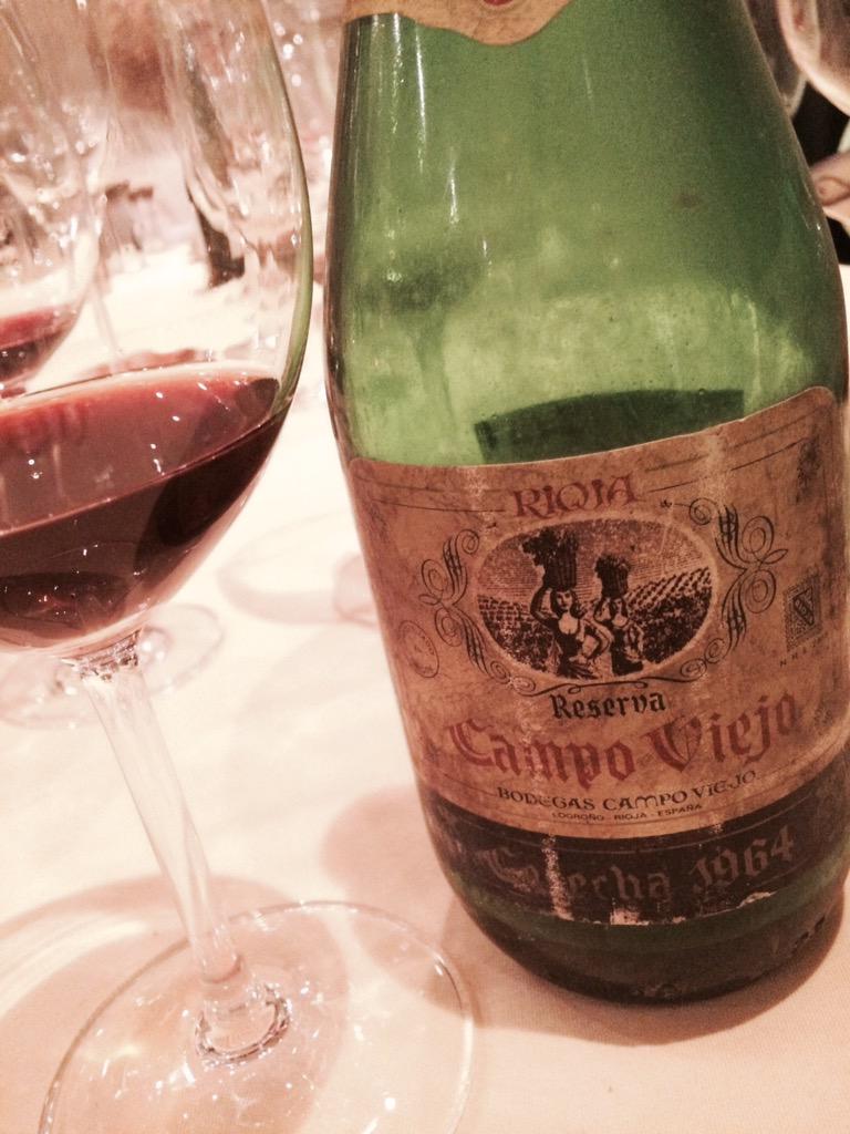 Special treat after dinner, a 51 year old wine. The 1964 <a href="/CampoViejoWines/">Campo Viejo</a> Reserva is beautiful!