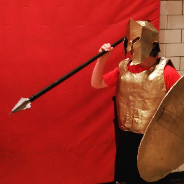 Kahiniwalla's tweet image. Middle son&apos;s project for &quot;Night at the Museum&quot;. Spartan Armor.

#museum #spartan #middlesc… ift.tt/1Fh9e0p
