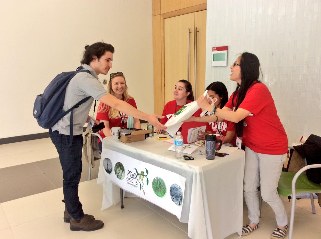 Tnx to the hard-working #OE3C2015 organizers, incl., LtoR, <a href="/KGaibisels/">Katrina Gaibisels</a>, <a href="/Sam_Stefanoff/">Samantha Stefanoff</a>, Cassandra, <a href="/Miranda_Chen9/">Miranda Chen</a>