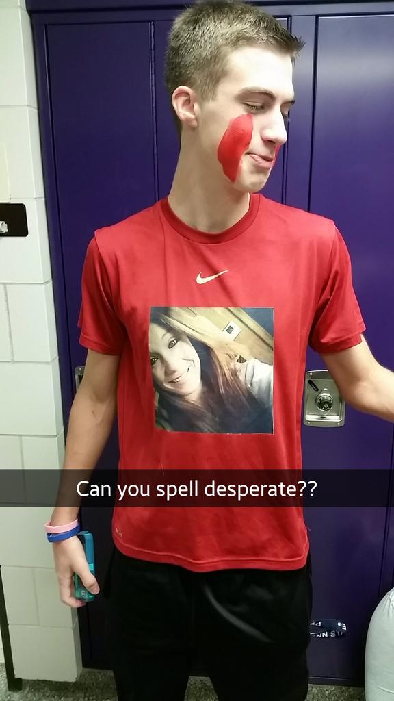 nicky_vee's tweet photo. #tbt for this guy! @Nike_Hotshot let us not forget this poor decision http://t.co/5kBSJGYgAU