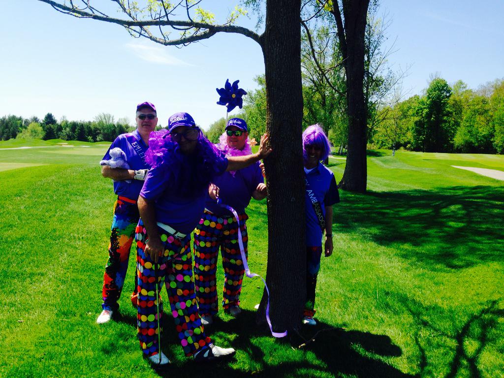 Epilepsy_Durham's tweet photo. Loving this @TeamFringe_MTC and #TeamDriver foursome! #epicchallenge http://t.co/5cvziuEGlf
